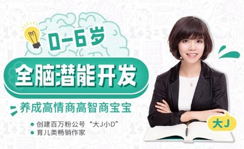 0-6岁全脑潜能开发,养成高情商高智商宝宝-咸人教育